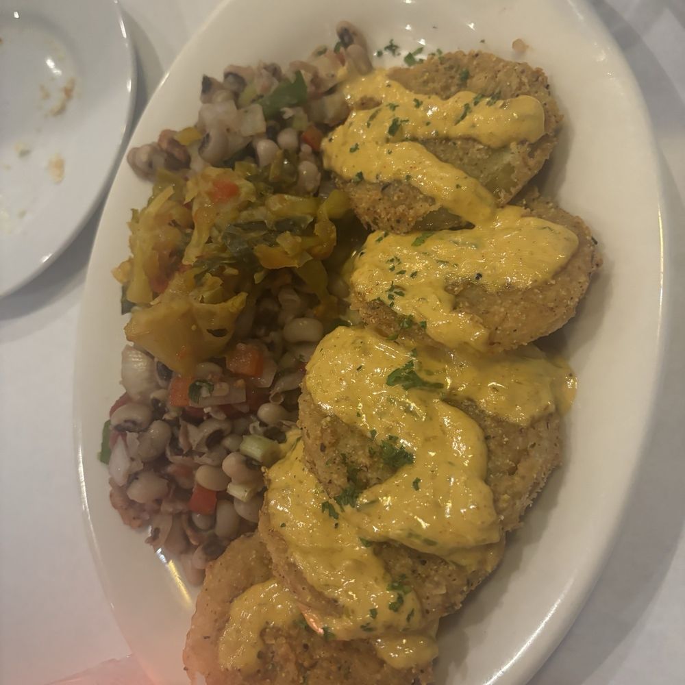 George's Lowcountry Table - Fried green tomatoes - Seafood Near Me - Athens, Georgia George's Lowcountry Table - Fried green tomatoes - Seafood Near Me - Athens, Georgia
