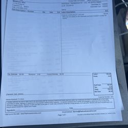 Pashco Automotive - Charge for looking it over.