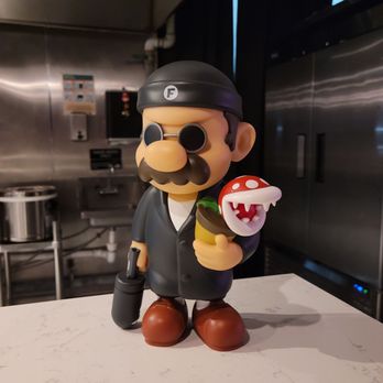 Tins - Anybody with senõr Mario front and center on their sushi bar is immediately certified "cool." - Sushi Bars Near Me - Houston, Texas Tins - Anybody with senõr Mario front and center on their sushi bar is immediately certified "cool." - Sushi Bars Near Me - Houston, Texas