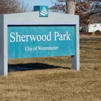 Sherwood Park - Front sign - Parks Near Me - Westminster, Colorado Sherwood Park - Front sign - Parks Near Me - Westminster, Colorado