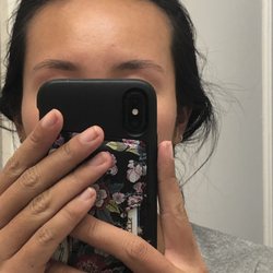 Bebe Skin Care & Threading - After: this is with brow gel to try to make them look fuller!! and they still are ridiculously thin