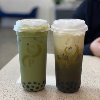 Cafe Pruvia - Matcha Latte and Matcha Milk Tea w/black tea - Bubble Tea Near Me - Gardena, California Cafe Pruvia - Matcha Latte and Matcha Milk Tea w/black tea - Bubble Tea Near Me - Gardena, California
