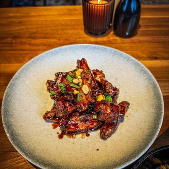 The Neighborly - Chicken wings with sweet heat sauce - New American Near Me - Phoenix, Arizona The Neighborly - Chicken wings with sweet heat sauce - New American Near Me - Phoenix, Arizona