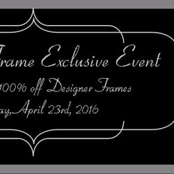 Professional VisionCare - Lewis Center - Our 2016 DESIGNER FRAME SHOW!