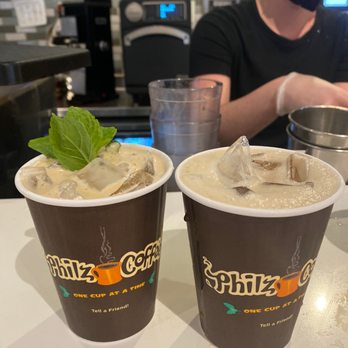 Philz Coffee - Mint Mojito Iced Coffee and Tesora - Coffee & Tea Near Me - Pasadena, California Philz Coffee - Mint Mojito Iced Coffee and Tesora - Coffee & Tea Near Me - Pasadena, California