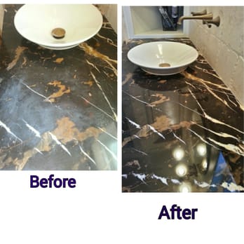 Stoneworks - Polish damaged Marble Counter - Flooring Near Me Stoneworks - Polish damaged Marble Counter - Flooring Near Me