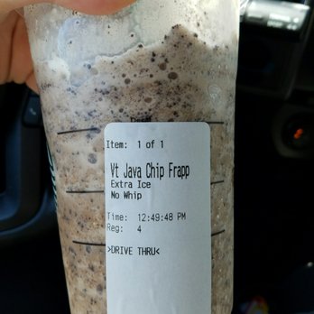Starbucks - Did not make it thick and she had to scrape off the whip cream. - Coffee & Tea Near Me - Yuba City, California