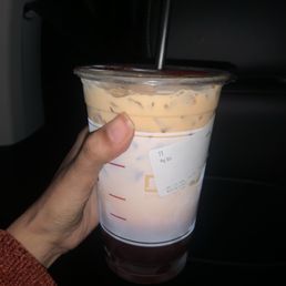 Regular Thai Tea before mixing Regular Thai Tea before mixing