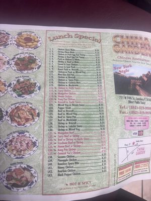 Menu photo 1 China Garden Leesburg, FL