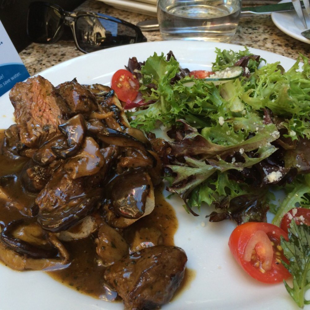 Petit Valentien - Steak and mushroom crostini - French Near Me - Santa Barbara, California Petit Valentien - Steak and mushroom crostini - French Near Me - Santa Barbara, California
