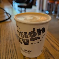 Dough EV - Flat white with oat milk.