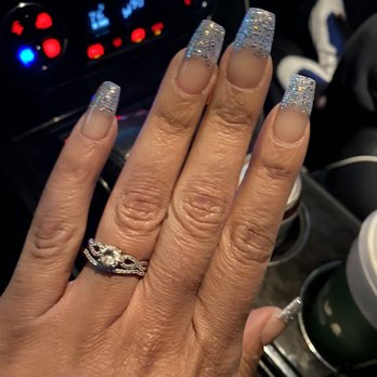 KLC Nails & Spa - Glitter tip - Nail Salons Near Me - Ceres, California