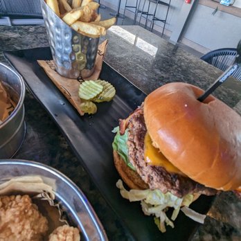Topgolf - Bacon burger - New American Near Me - Overland Park, Kansas