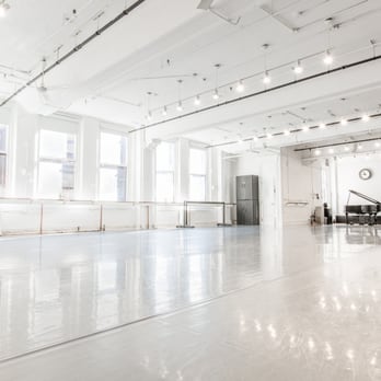 Gibney Dance - Studio 5-2: A self-contained studio with permanent marley floor. Home to the Center's classes, it was Gibney's first studio. - Opera & Ballet Near Me - New York, New York
