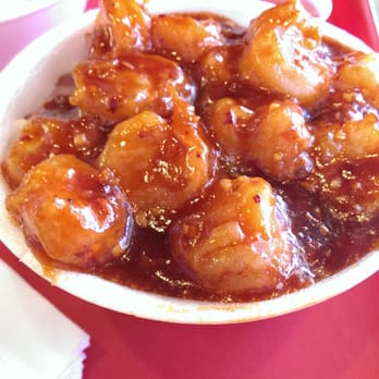 Tikiyaki - #8 Volcano shrimp. Sauce is very very sweet. Not spicy at all. $6.99 - Fast Food Near Me - Orange, California Tikiyaki - #8 Volcano shrimp. Sauce is very very sweet. Not spicy at all. $6.99 - Fast Food Near Me - Orange, California