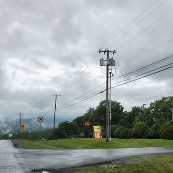 McDonald's - a wet road and a stop sign - Fast Food Near Me - Randolph, Vermont McDonald's - a wet road and a stop sign - Fast Food Near Me - Randolph, Vermont