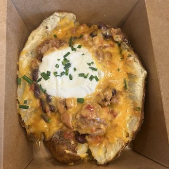 Eat Up Drive In - Turkey Chili Baked Potato - Fast Food Near Me - Phoenix, Arizona Eat Up Drive In - Turkey Chili Baked Potato - Fast Food Near Me - Phoenix, Arizona