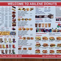 Abilene Donuts - Menu 4.22.2021