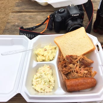 Smokin On The Rez - Good plate of bbq, but wouldn't define as "big" as advertised. Also needed some sauce, but the sausage was slammin' - Festivals Near Me - Ridgeland, Mississippi Smokin On The Rez - Good plate of bbq, but wouldn't define as "big" as advertised. Also needed some sauce, but the sausage was slammin' - Festivals Near Me - Ridgeland, Mississippi