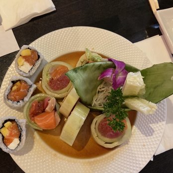 Marui Sushi - Mango roll and cucumber roll with no rice sushi - Japanese Near Me - Corona, California