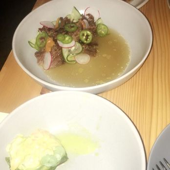 Emmer & Rye - Pork carnitas and shrimp ceviche - Tapas/Small Plates Near Me - Austin, Texas