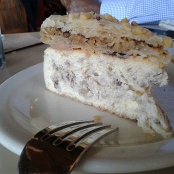 Aladdin's Eatery - Baklava Cheesecake loaded with walnuts! - Mediterranean Near Me - Raleigh, North Carolina