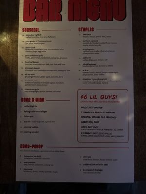Menu photo 1 Steady Pour Minneapolis, MN