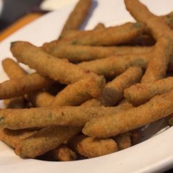 Mr. An's Teppan Steak & Seafood Sushi Bar - Green Bean Tempura - terrific AND big portion!