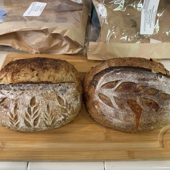 Angie's Kitchen Addiction - Cacio e Pepe & Garlic Parmesan Sourdough loaves. - Bakeries Near Me - Brentwood, California