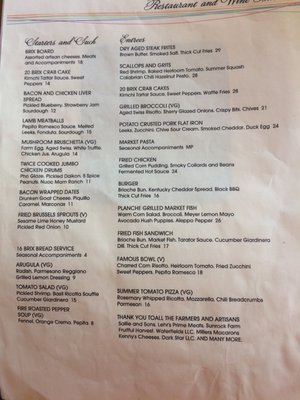 Menu photo 7 20 Brix Milford, OH