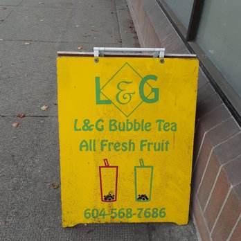 L & G Bubble Tea - Bubble Tea Near Me - Vancouver, British Columbia