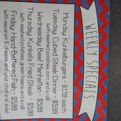 Kunkel's Drive In - Weekly specials