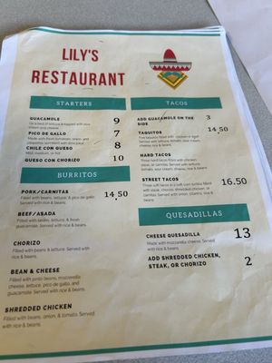 Menu photo 4 Lily's Mexican Restaurant Saint Louis, MO Menu photo 4 Lily's Mexican Restaurant Saint Louis, MO