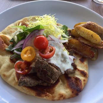 Beeside Balcony - Lamb gyros - Mediterranean Near Me - Del Mar, California
