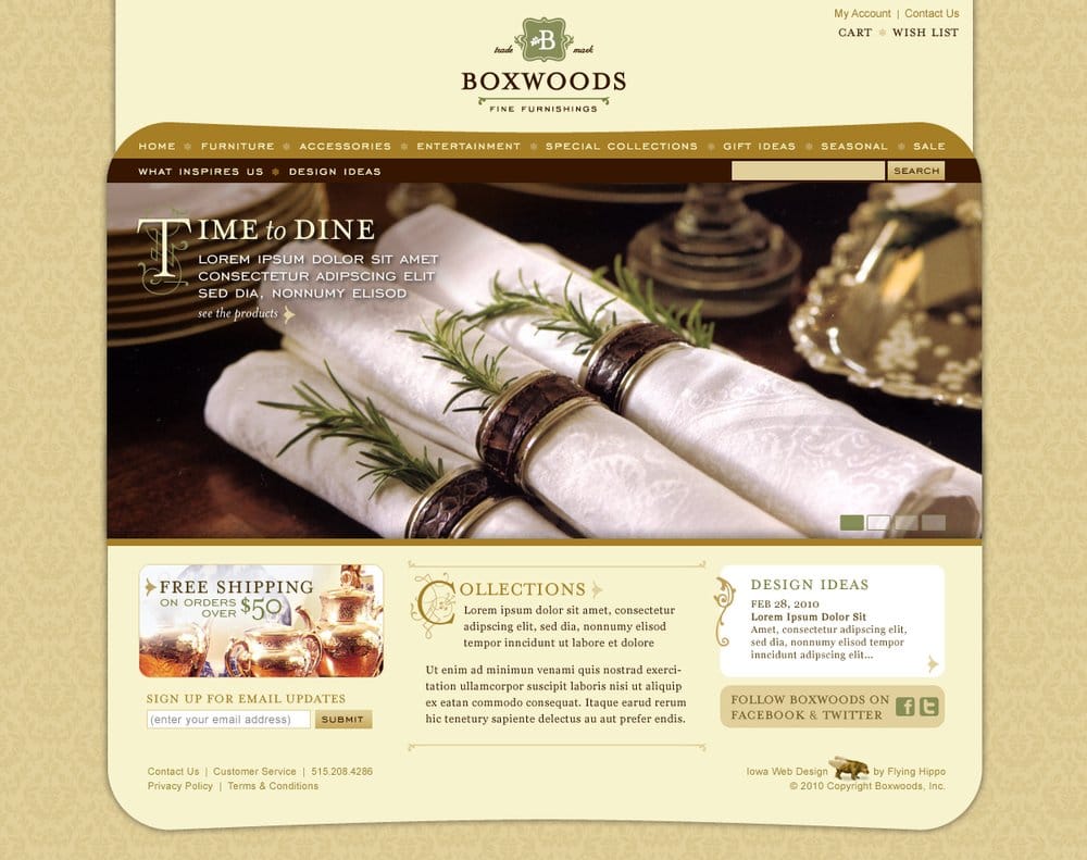 Boxwoods Fine Furnishings - upholstery in WDM, IA