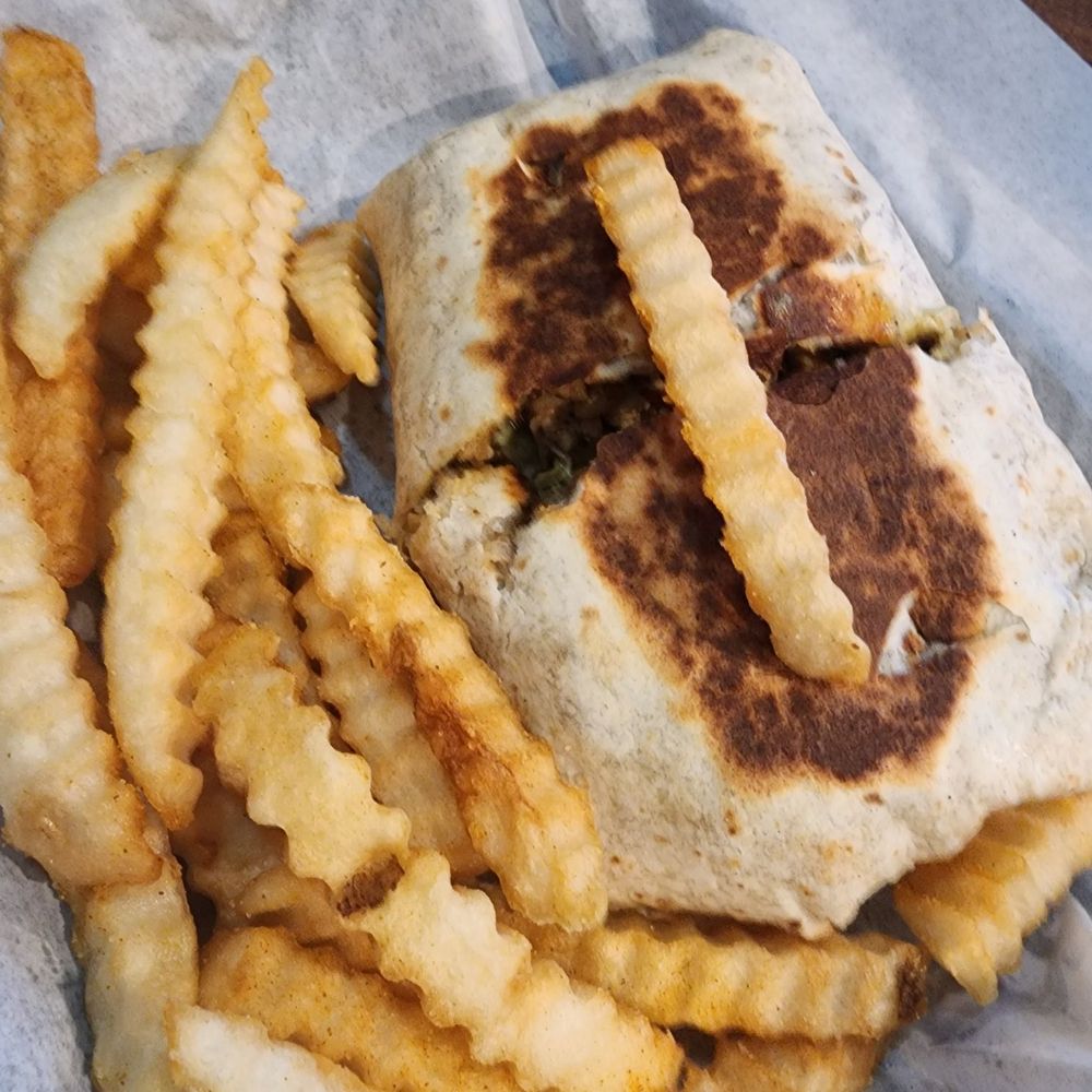 Tacos Silao - Chicken burrito used a frensh fry for size comparison - Mexican Near Me - Gainesville, Georgia Tacos Silao - Chicken burrito used a frensh fry for size comparison - Mexican Near Me - Gainesville, Georgia