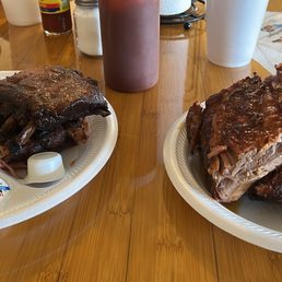 Baby back ribs whole! Yummy!