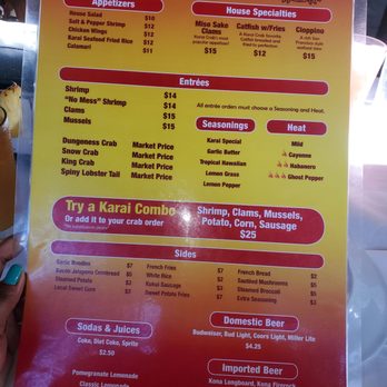 Karai Crab - Menu and food - Seafood Near Me - Honolulu, Hawaii