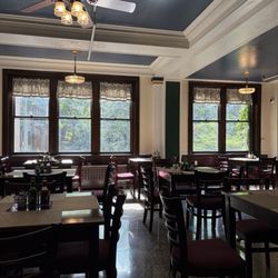 The Leo House - Dining hall area, so cozy.