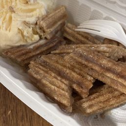 Packaged churros Packaged churros
