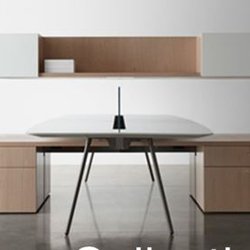 Furniture By George - Modern office furniture, functioning in today's social distancing efforts w/minimalist form.