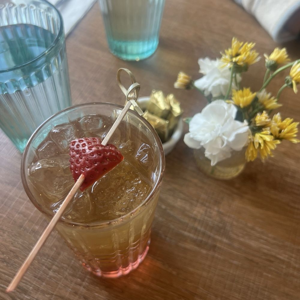 Darla Cafe  - iced jasmine with lychee - Asian Fusion Near Me - Saratoga, California