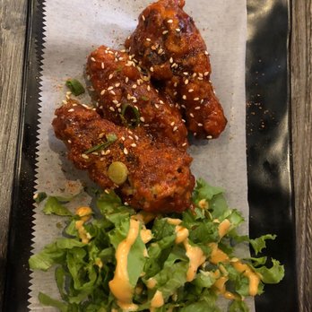 Wave Bowl - Korean Style chicken wings, gluten-free, appetizer - Korean Near Me - Plano, Texas Wave Bowl - Korean Style chicken wings, gluten-free, appetizer - Korean Near Me - Plano, Texas