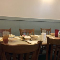 New China Restaurant - Tables left sitting-