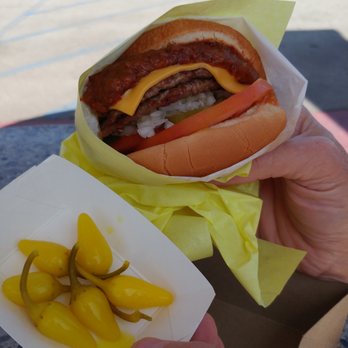 Original Tommy's - Double chili cheeseburger and peppers! YUM! - Burgers Near Me - Long Beach, California Original Tommy's - Double chili cheeseburger and peppers! YUM! - Burgers Near Me - Long Beach, California