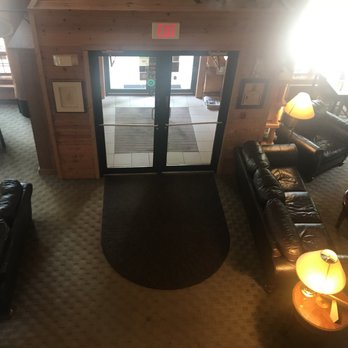 Konkapot Lodge - View from loft rec room to lobby - Hotels Near Me - Bowler, Wisconsin Konkapot Lodge - View from loft rec room to lobby - Hotels Near Me - Bowler, Wisconsin