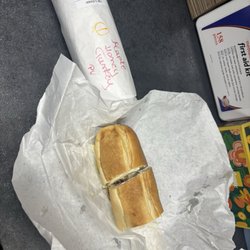 Verchio's Produce Outlet - I had my lunch and this is what's left of my sandwich . For later.