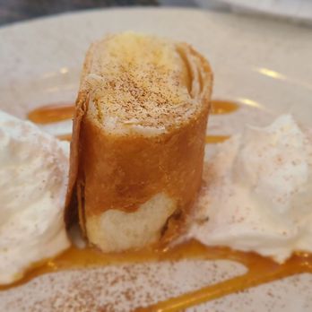 MK Valencia - Fried Banana Cheesecake - New American Near Me - Ridgefield Park, New Jersey
