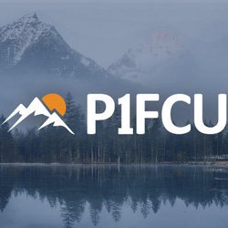 P1FCU - p1fcu logo on top of a mountain photo