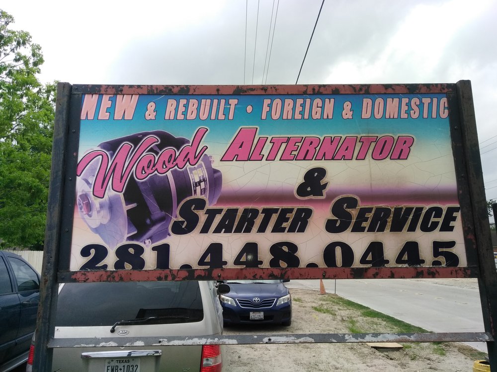 WOOD ALTERNATOR & STARTER SERVICE 680 Aldine Mail Rd, Houston, Texas Auto Parts & Supplies